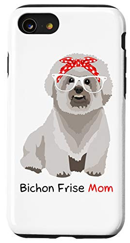 iPhone SE (2020) / 7 / 8 Bichon Frise Mom Bandana Womens Bichon Frise Dog Case