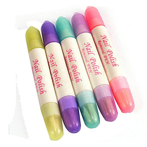 Fheaven 1PCS Nail Art Corrector Remove Mistakes Penplus3 Tips Newest Nail Polish Corrector Pen Cleaner Erase Manicure
