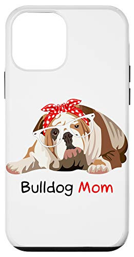 iPhone 12 mini Bulldog Mom Dog Bandana Pet Lover Gift Womens Bulldog Case