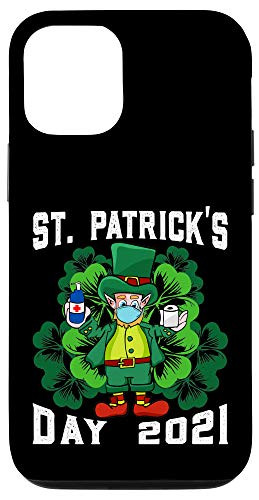 iPhone 12/12 Pro Leprechaun Mask Toilet Paper St Patricks Day 2021 Quarantine Case