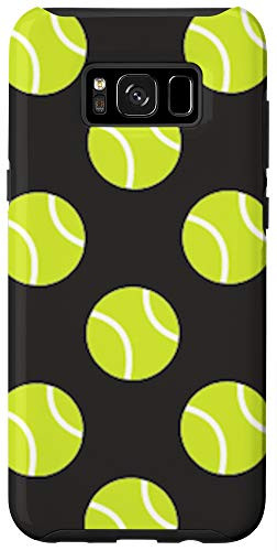 Galaxy S8plus Tennis Balls Pattern Yellow and Black Case
