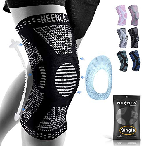 NEENCA Knee Brace for Men,Knee Compression Sleeve Support with Patella Gel Pads and Side Stabilizers,Medical Grade Knee Sleeves for Running,Meniscus Tear,Arthritis,ACL,Joint Pain Relief,Injury Recovery NEENCA Knee Brace for Men,Knee Compression Sleeve Support with Patella Gel Pads and Side Stabilizers,Medical Grade Knee Sleeves for Running,Meniscus Tear,Arthritis,ACL,Joint Pain Relief,Injury Recovery