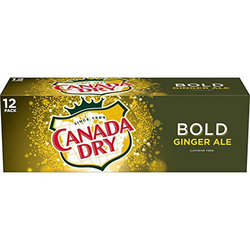 Canada Dry Bold Ginger Ale, 12 Fluid Ounce Cans, Pack of 12