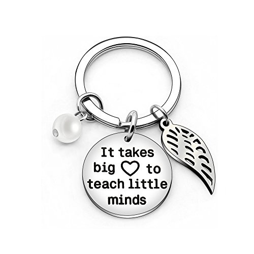 Teacher Key Ring Teacher Day Graduation Gifts - It Take a Big Heart to Teach Little Mind Teacher Key Ring Teacher Day Graduation Gifts - It Take a Big Heart to Teach Little Mind