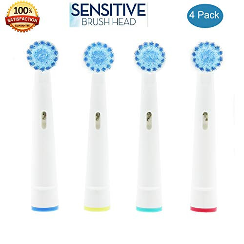 Replacement Toothbrush Heads Refill for Oral-B Electric Toothbrush,4 Count (Sensitive Gum Care) Replacement Toothbrush Heads Refill for Oral-B Electric Toothbrush,4 Count (Sensitive Gum Care)