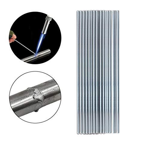 Tuscom 50X0.2cm Walmeck Low Temperature Aluminum Welding Rod Easy Welding Fix Cracks Rods Low Temp Brazing Rod Tube No Need Solder Powder (20PCS)