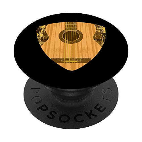 Acoustic Guitar Pick Guitarist Music Player Proud Musician PopSockets Grip and Stand for Phones and Tablets