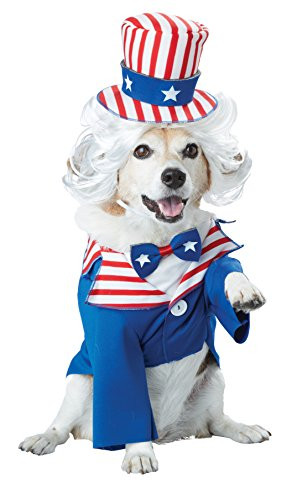 California Costumes Pet Uncle Sam Dog Costume