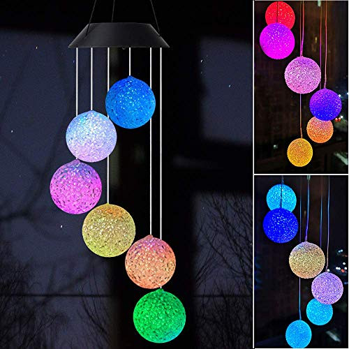 JOBOSI Crystal Ball Wind Chime lamp LED Colour Changing Hanging Wind Light Glowing Wind Chimes Outdoor Decor mom Gifts Thanksgiving Gift Grandma GiftsS Hook Wind Chimes Wind Chimes Gift JOBOSI Crystal Ball Wind Chime lamp LED Colour Changing Hanging Wind Light Glowing Wind Chimes Outdoor Decor mom Gifts Thanksgiving Gift Grandma GiftsS Hook Wind Chimes Wind Chimes Gift
