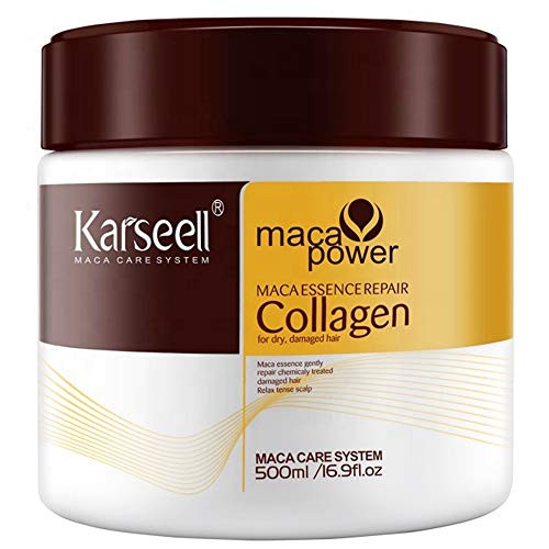 Hair Mask Karseell Collagen 16.9 OZ 500ml Deep Conditioner Coconut Oil Keratin Mask for Dry Damaged Hair Color Treated Hair Curly Hair Bleached Hair All Hair Types Hair Mask Karseell Collagen 16.9 OZ 500ml Deep Conditioner Coconut Oil Keratin Mask for Dry Damaged Hair Color Treated Hair Curly Hair Bleached Hair All Hair Types