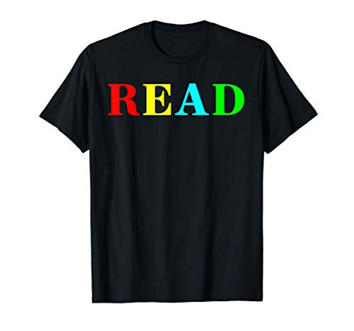 Teacher Reading Read in Color Book T-Shirt