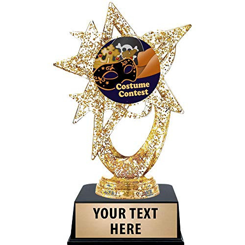 Crown Awards 6 inch Halloween Trophies, Glitter Star Halloween Costume Contest Trophy, 1 Pack Prime Crown Awards 6 inch Halloween Trophies, Glitter Star Halloween Costume Contest Trophy, 1 Pack Prime