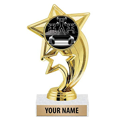6 inch Gold Bodybuilding Trophies, Custom Star Rocket Bodybuilding Trophy Award Prime 6 inch Gold Bodybuilding Trophies, Custom Star Rocket Bodybuilding Trophy Award Prime
