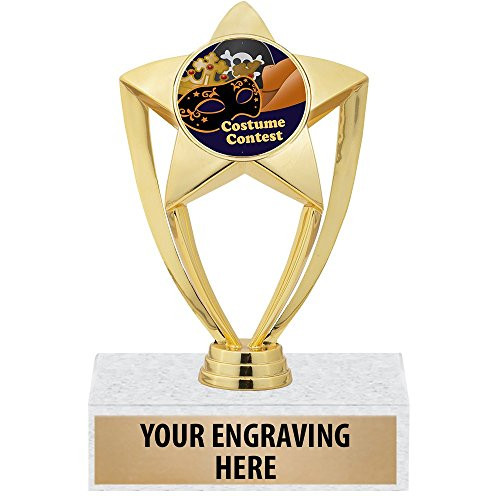 Crown Awards 6 inch Gold Halloween Costume Contest Trophy - Halloween Star Trophy Prime Crown Awards 6 inch Gold Halloween Costume Contest Trophy - Halloween Star Trophy Prime