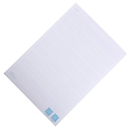 NUOBESTY English Writing Paper Learning Handwriting Paper English Writing Practice Paper for Student Man Kids Woman