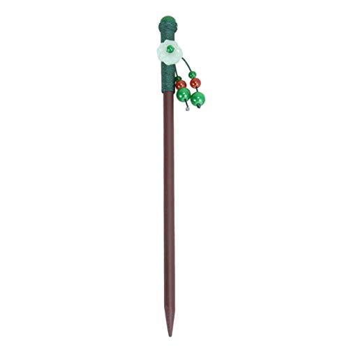 Minkissy Wooden Hair Sticks Tassel Ancient Chinese Japanese Hair Accessory Vintage Retro Hair Chopstick Hair Pins Picks Headdress Headwear