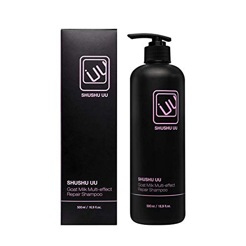 SHUSHU UU Multi Effect Premium Goat Milk Shampoo Multi-Repair Scalp and Hair (Black Pink 500ml) SHUSHU UU Multi Effect Premium Goat Milk Shampoo Multi-Repair Scalp and Hair (Black Pink 500ml)