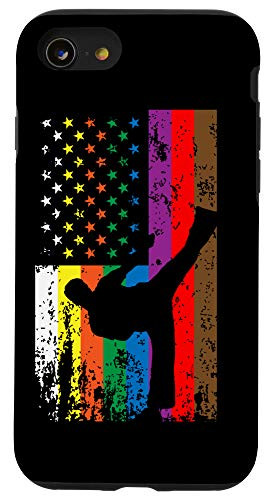 iPhone SE (2020) / 7 / 8 American Karate Gifts For Karate Lovers Taekwondo Gifts Case