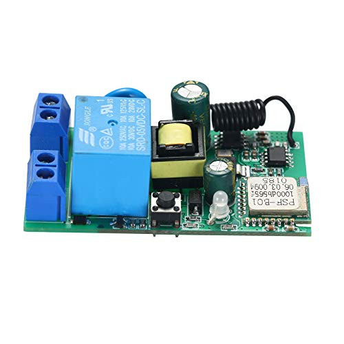 OWSOO eWeLink DC5V / AC85-250V WiFi Switch RF 433MHz Wireless Relay Module Smart Home Automation Modules Phone APP Remote Control Timer Switch Compatible with Amazon Alexa Google Home