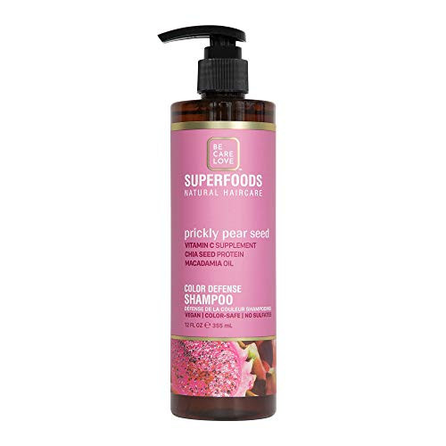 Be Care Love SuperFoods Color Defense Shampoo, Prickly Pear, 12 Fl Oz