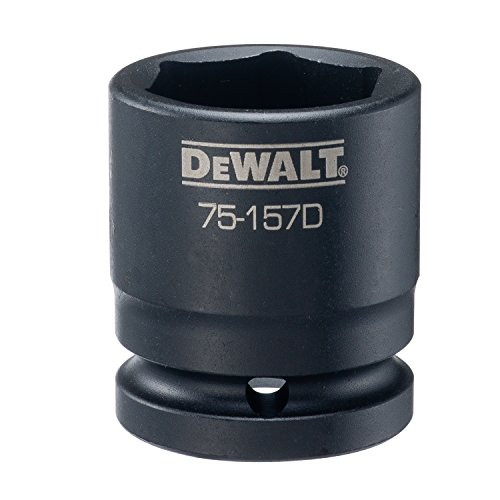 DEWALT 3/4 inch Drive Impact Socket 6 PT 1 1/4