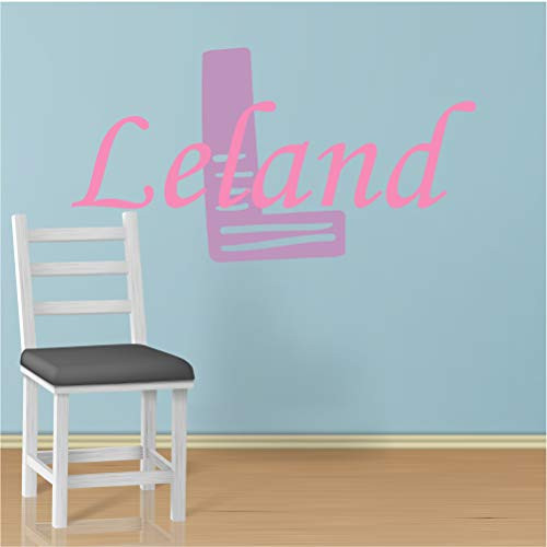 Custom Name  and  Initial Wall Decal, Choose Your Own Name, Initial and Font, Multiple Sizes and Colors, Personalized Name Wall Decal, Girl's Nursery Personalized Custom Name Wall Decals WHRFJU