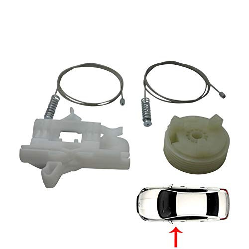 Window Regulator Repair Kit Compatible With Fiat 500 2009-2019 Front Left Driver Side 68070267AD