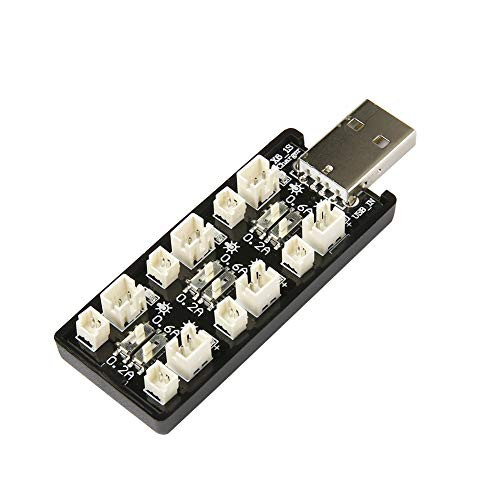 Racingirl NIDICI 1S LiPo Battery USB Charger 3.7V/4.20V 6 Channel 1S LiPo Charger Tiny Whoop JST-PH 2.0 Connectors Racingirl NIDICI 1S LiPo Battery USB Charger 3.7V/4.20V 6 Channel 1S LiPo Charger Tiny Whoop JST-PH 2.0 Connectors