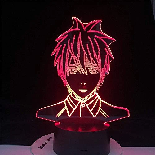 XXCZB Night Light for Kids Anime Kuroko s Basketball Kuroko Tetsuya Figure Led Child Boy Bedroom Decor Manga Basketball Gift-7 Color no Remote