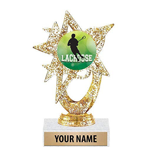 5.5 inch Gold Glitter Male Lacrosse Trophies, Custom Astral Star Male Lacrosse Trophy Award Prime 5.5 inch Gold Glitter Male Lacrosse Trophies, Custom Astral Star Male Lacrosse Trophy Award Prime
