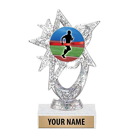 5.5 inch Silver Glitter Male Finish Line Trophies, Custom Astral Star Male Finish Line Trophy Award Prime 5.5 inch Silver Glitter Male Finish Line Trophies, Custom Astral Star Male Finish Line Trophy Award Prime
