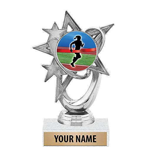 5.5 inch Silver Female Finish Line Trophies, Custom Astral Star Female Finish Line Trophy Award Prime 5.5 inch Silver Female Finish Line Trophies, Custom Astral Star Female Finish Line Trophy Award Prime