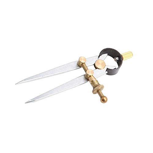 Professional Woodworking Compass,New Wing Divider Leather Craft Rotating Scratch Compasses DIY Tools