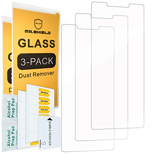 [3-Pack]- Mr.Shield for Sony Xperia L3 [Tempered Glass] Screen Protector [Japan Glass with 9H Hardness] with Lifetime Replacement Warranty