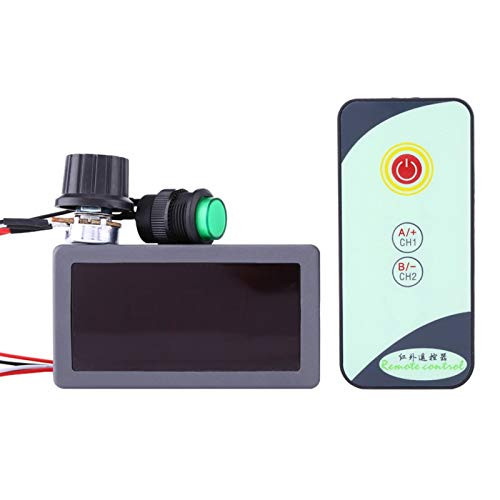 PWM Controller Professional Design Motor Speed Controller Infrared Remote Speed Governing Compact Size Work for DC Motor