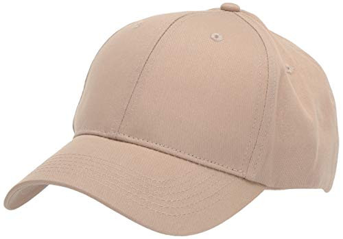 Marky G Apparel 6-Panel Structured Twill Cap, Khaki, One Size