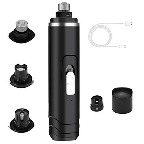 ENJOY PET Dog Nail Grinder Quiet, Upgraded Professional 2-Speed Pet Nail Trimmer, Electric Cat Nail Clippers, Painless Paws Grooming Dog Nail Clippers for Small Medium Large Dogs  and  Cats