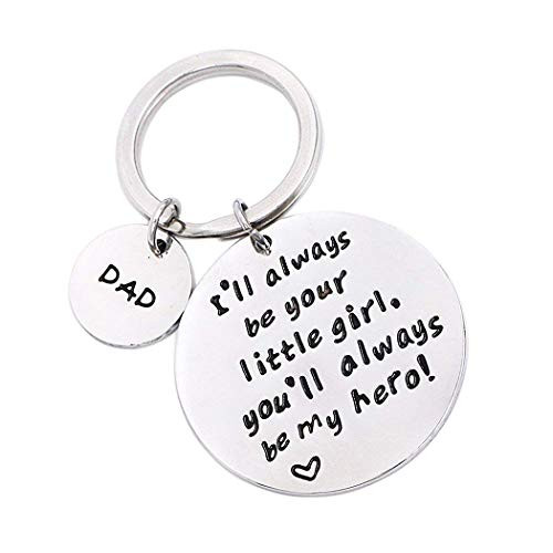 Father's Day Birthday Christmas Personalized Keychain Gifts for Dad Father from Daughter, I'll Always Be Your Little Girl, Valentines Day Gift for Papa (Your Little Girl) Father's Day Birthday Christmas Personalized Keychain Gifts for Dad Father from Daughter, I'll Always Be Your Little Girl, Valentines Day Gift for Papa (Your Little Girl)