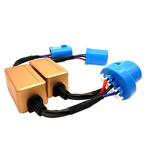 Yolu 2PCS LED Headlight Bulb Load Resistor Adapter Decoder Equalizer Warning Canceller Fix Flickering Error Free for 9004/9007