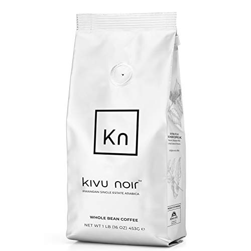 Kivu noir Specialty Coffee - Luxurious Rwanda coffee Single Estate Fair Trade Red Bourbon Arabica Espresso Medium Roast Coffee beans (Medium roast - Whole beans)