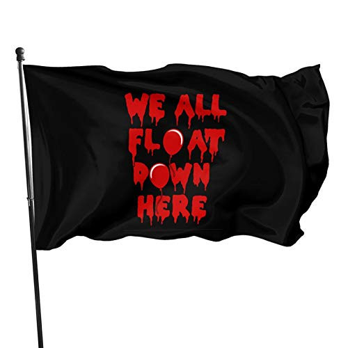 houqizhixiu We All Float Down 35 US Flag 3X5 USA Flag Foot Banner Flags Garden Flag Home House Flags Outdoor Flag
