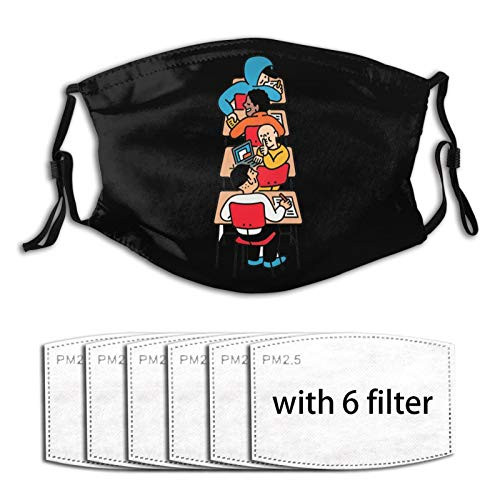 Teachers - I Should Be Writing Reports But Adult Black Border Masks Face Cover Protect Anti Dust Reusable Cover
