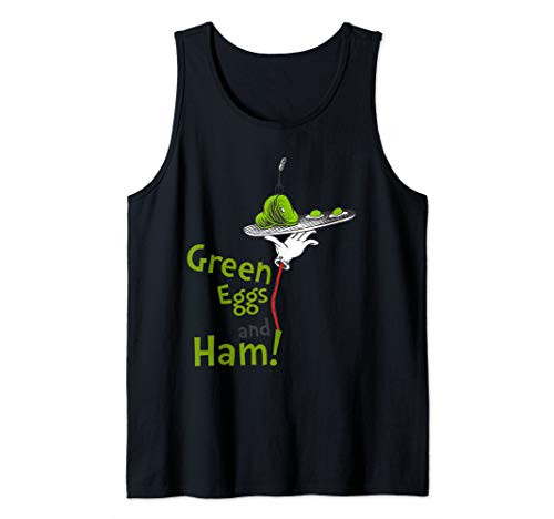 Dr. Seuss Green Eggs and Ham Title Tank Top