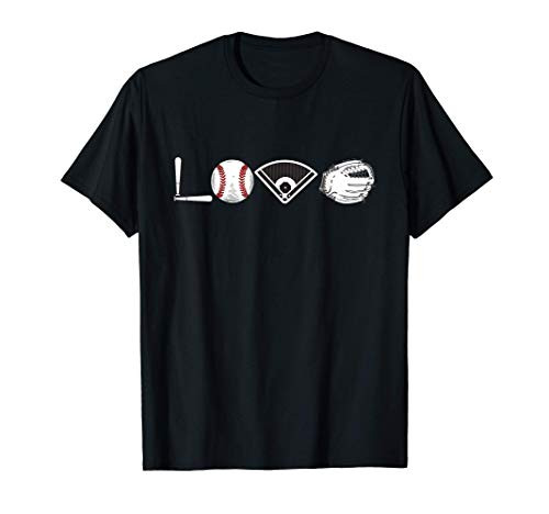 I Love Baseball - Funny Baseball Lover and Softball Fan Gift T-Shirt I Love Baseball - Funny Baseball Lover and Softball Fan Gift T-Shirt