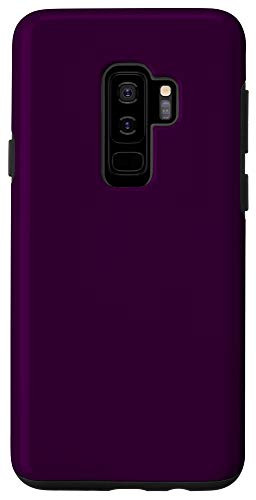 Galaxy S9plus Eggplant aubergine dark purple violet color solid hue Case