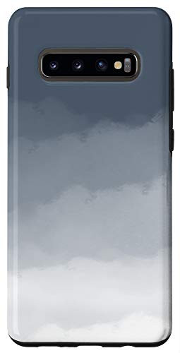 Galaxy S10plus Slate Gray Watercolor Ombre Case