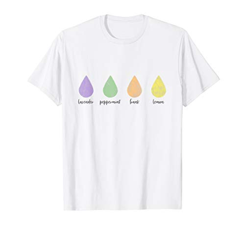 Lavender, Peppermint, Frank,  and  Lemon Essential Oils T-Shirt