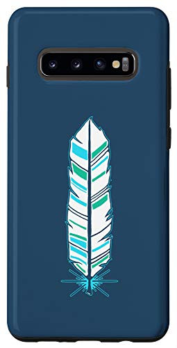 Galaxy S10plus Artistic Zen Feather Minimalist Graphic Case