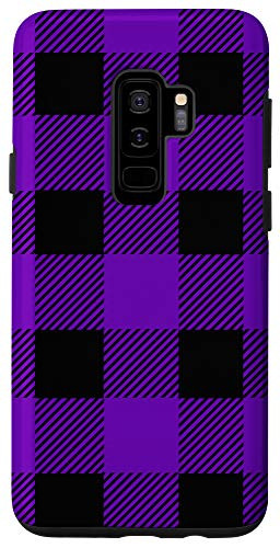 Galaxy S9plus Purple Buffalo Plaid Check Fall Checkered Pattern Cute Print Case