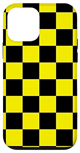 iPhone 12 mini Yellow Checkered Buffalo Plaid Check Cell Phone Case Gift Case